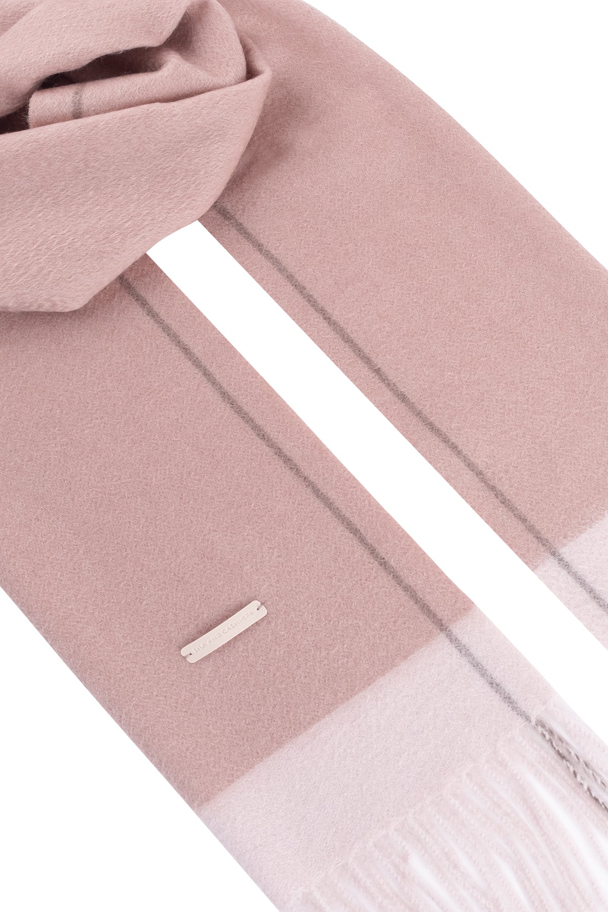 Gül Kurusu Patrick Saf Kaşmir Atkı 35x164 cm